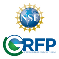 NSF graduate research fellowship program logo.