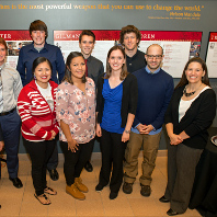 Student attendees of the fall 2016 Distinguished Scholars Celebration event.