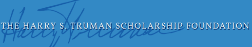 Logo of the Harry S. Truman Scholarship Foundation.