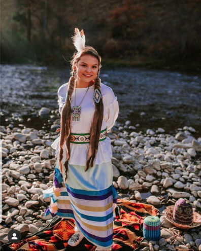 Frances Ward, recipient of a 2021 Udall Undergraduate Scholarship in the Native American Health Care category.