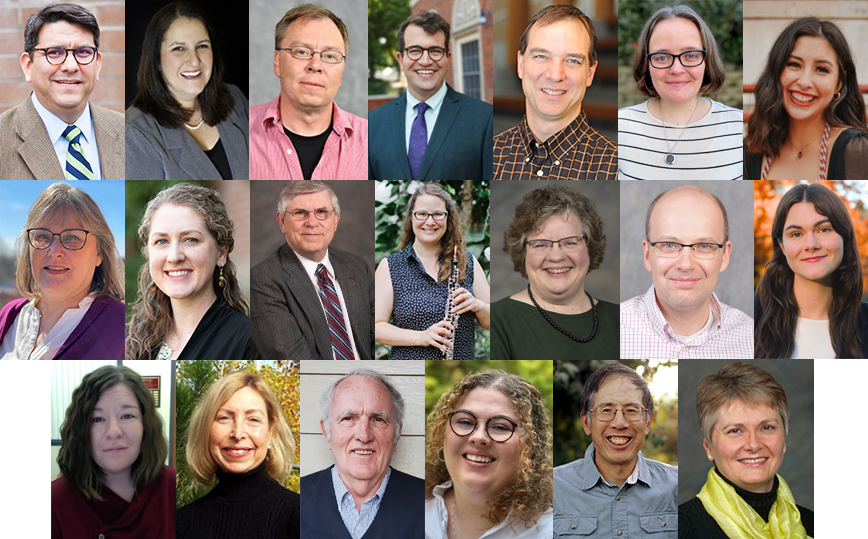 Collage showing the members in the Fall 2026 Fulbright Campus Review Committee.