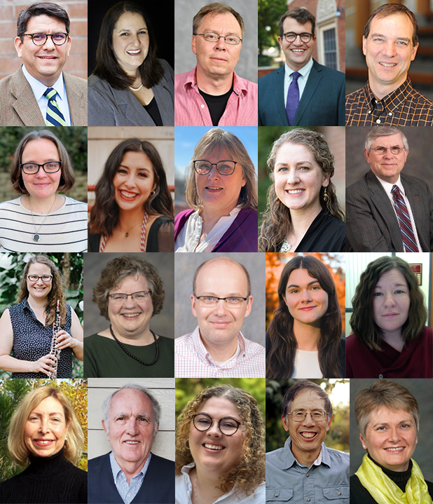 Collage showing the members in the Fall 2026 Fulbright Campus Review Committee.