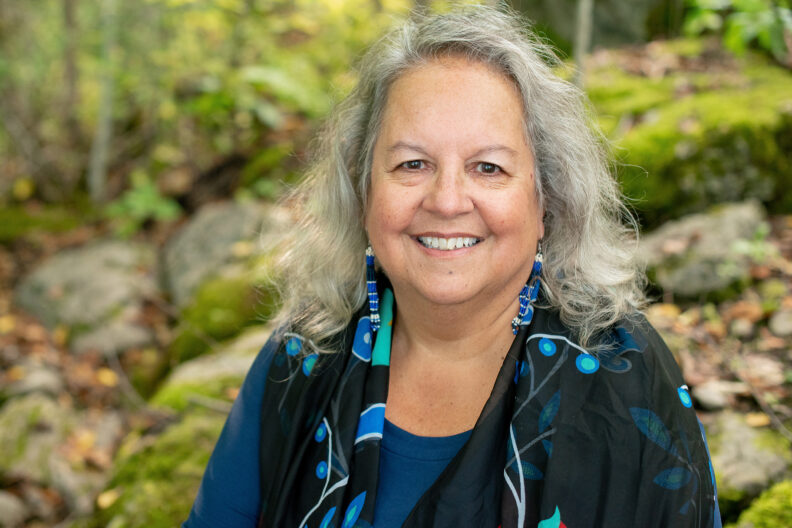 Robin Wall Kimmerer, author of the common reading book for 2023, Braiding Sweetgrass.