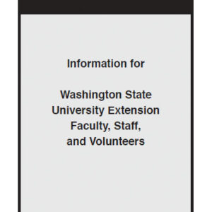 Child Abuse: Information for WSU Extension Faculty, Staff, and Volunteers
