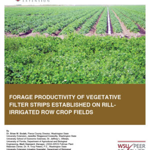 Forage Productivity of Vegetative Filter Strips Established on Rill Irrigated Row Fields