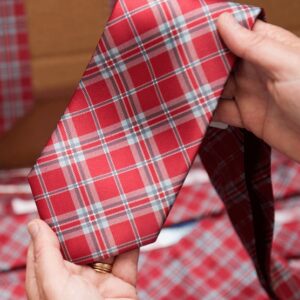 #3-WSU Extra Long Tartan Tie