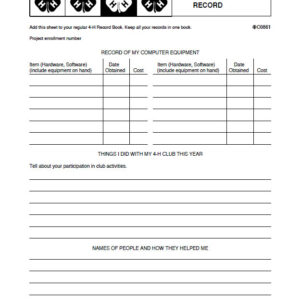 Computer Project Record