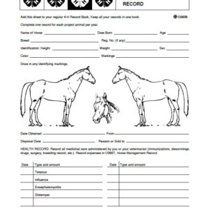 Individual Horse Record