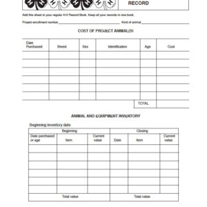 Breeding Livestock Record.