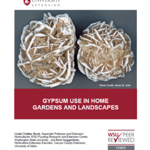 Gypsum Use in Home Gardens and Landscapes