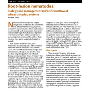 Root-lesion Nematodes: Biology and Management in Pacific Northwest Cropping Systems