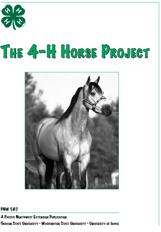 The 4-H Horse Project | WSU Extension Publications