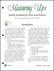 Measuring Up: Quality Standards for Sewn Items/Projects