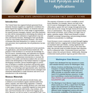 Bio-Oil: An Introduction to Fast Pyrolysis and its Applications
