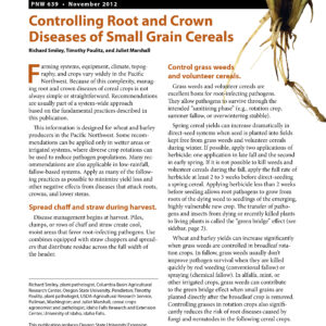 Controlling Root and Crown Diseases of Small Grain Cereals