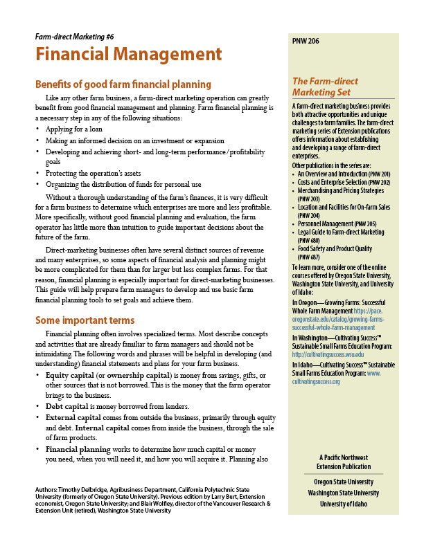 Farm-direct Marketing: Personnel Management