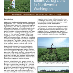 Irrigating with Big Guns vs. Boom Carts in Northwestern Washington