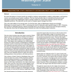 Export Trends in Washington State, Vol. 6