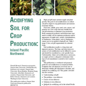 Acidifying Soil for Crop Production: Inland Pacific Northwest