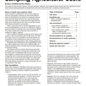 Sampling Agricultural Odors