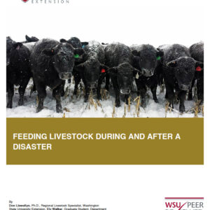 Feeding livestock during and after a disaster