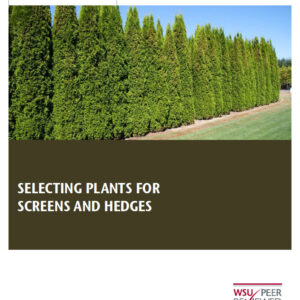 Selecting Plants for Screens and Hedges (Home Garden Series)