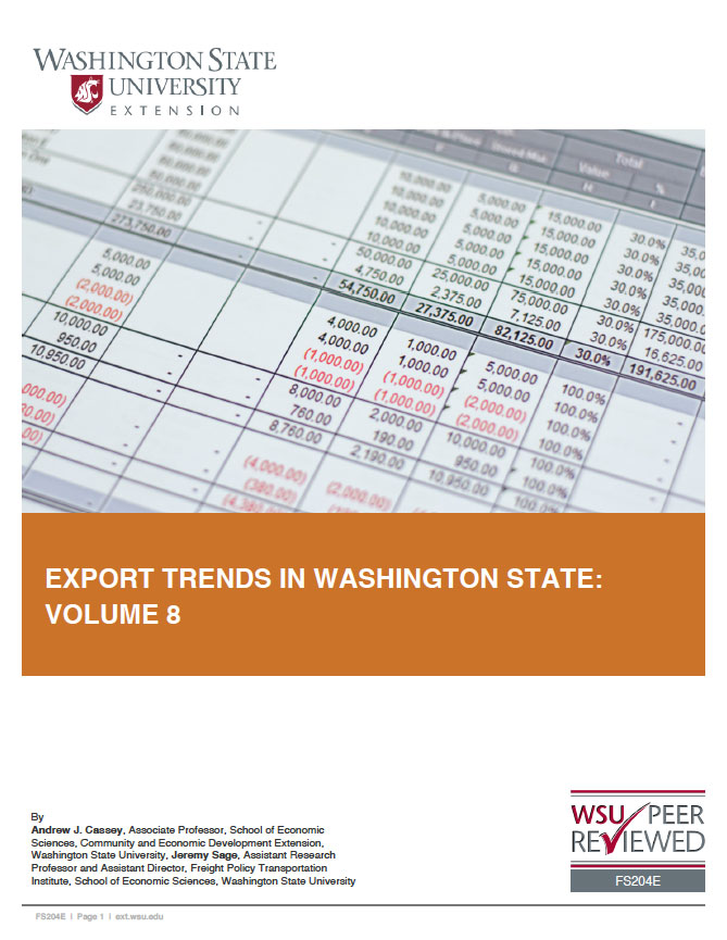 Export Trends in Washington State, Vol. 8