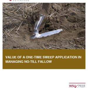 Value of a One-time Sweep Application in Managing No-till Fallow