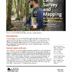 Land Survey and Mapping: An Introduction for Woodland Owners