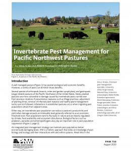Invertebrate Pest Management for Pacific Northwest Pastures