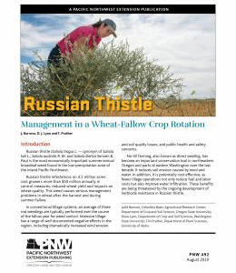 Russian Thistle: Management in a Wheat-Fallow Crop Rotation
