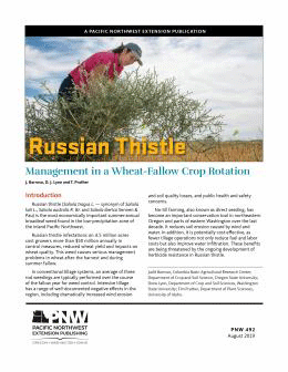 Russian Thistle: Management in a Wheat-Fallow Crop Rotation