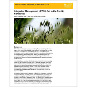 Integrated Management of Wild Oat in the Pacific Northwest