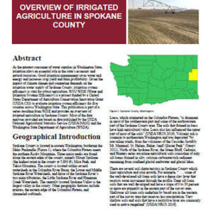 Overview of Irrigated Agriculture in Spokane County