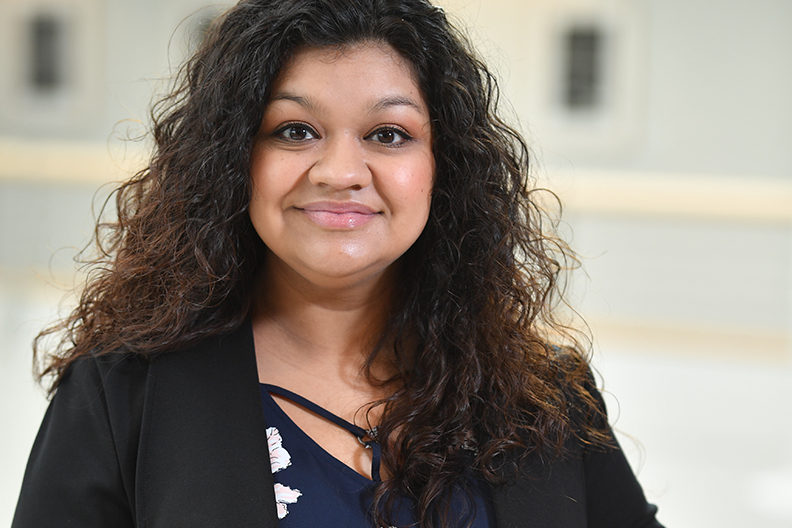Josefina Galvan smiling at camera.