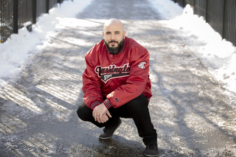 John Lupinacci on the snow
