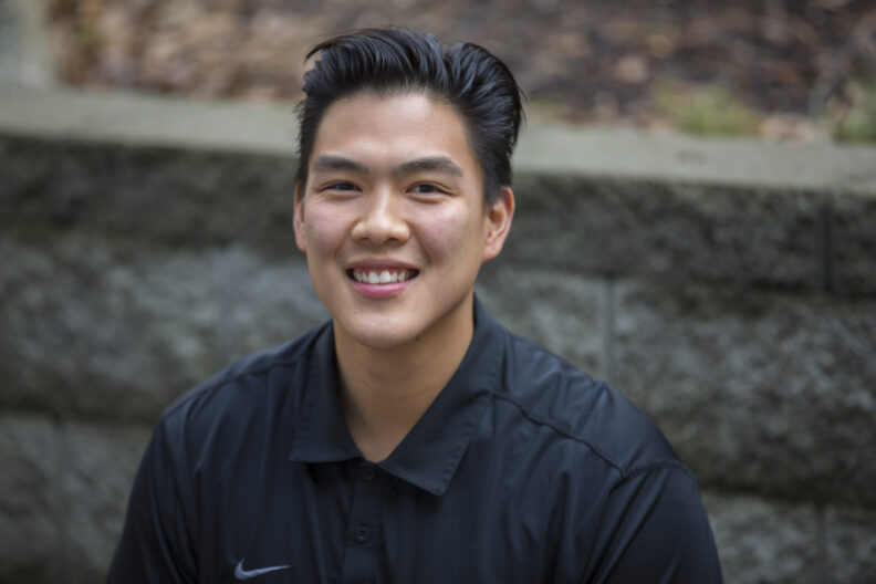 Nicholas Yap, smiling at camera.