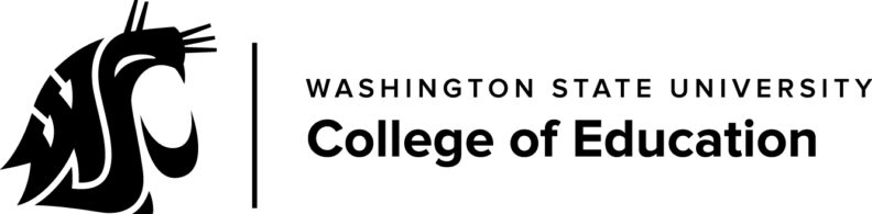 College of Education Black White background