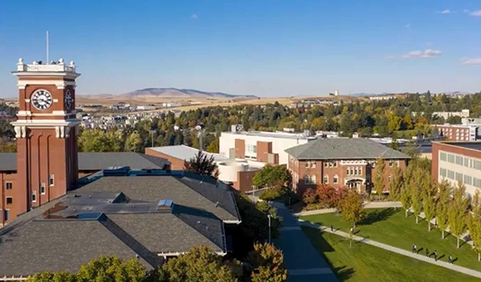 Over Head view of WSU Pullman