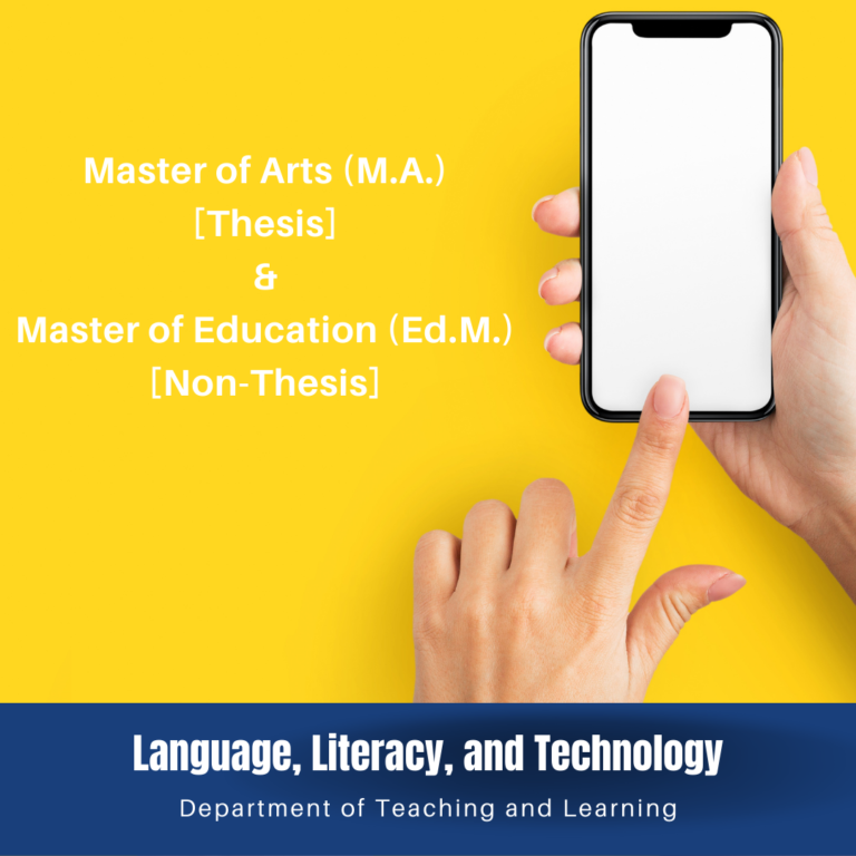Language, Literacy & Technology (M.A., Ed.M.)