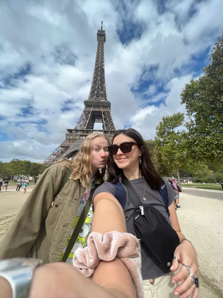 Katelyn and Emmie in Paris