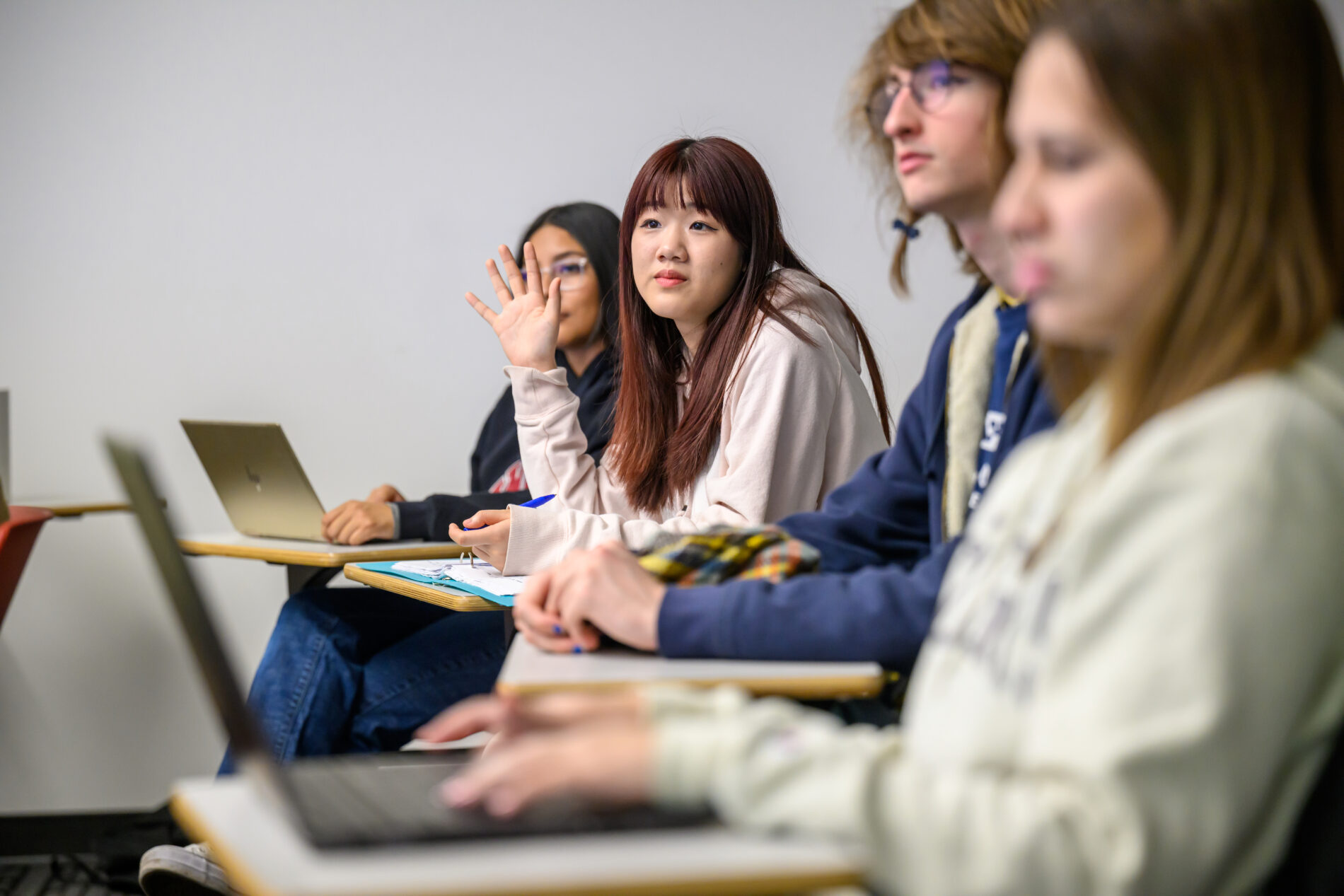 Data Analytics students on the Pullman