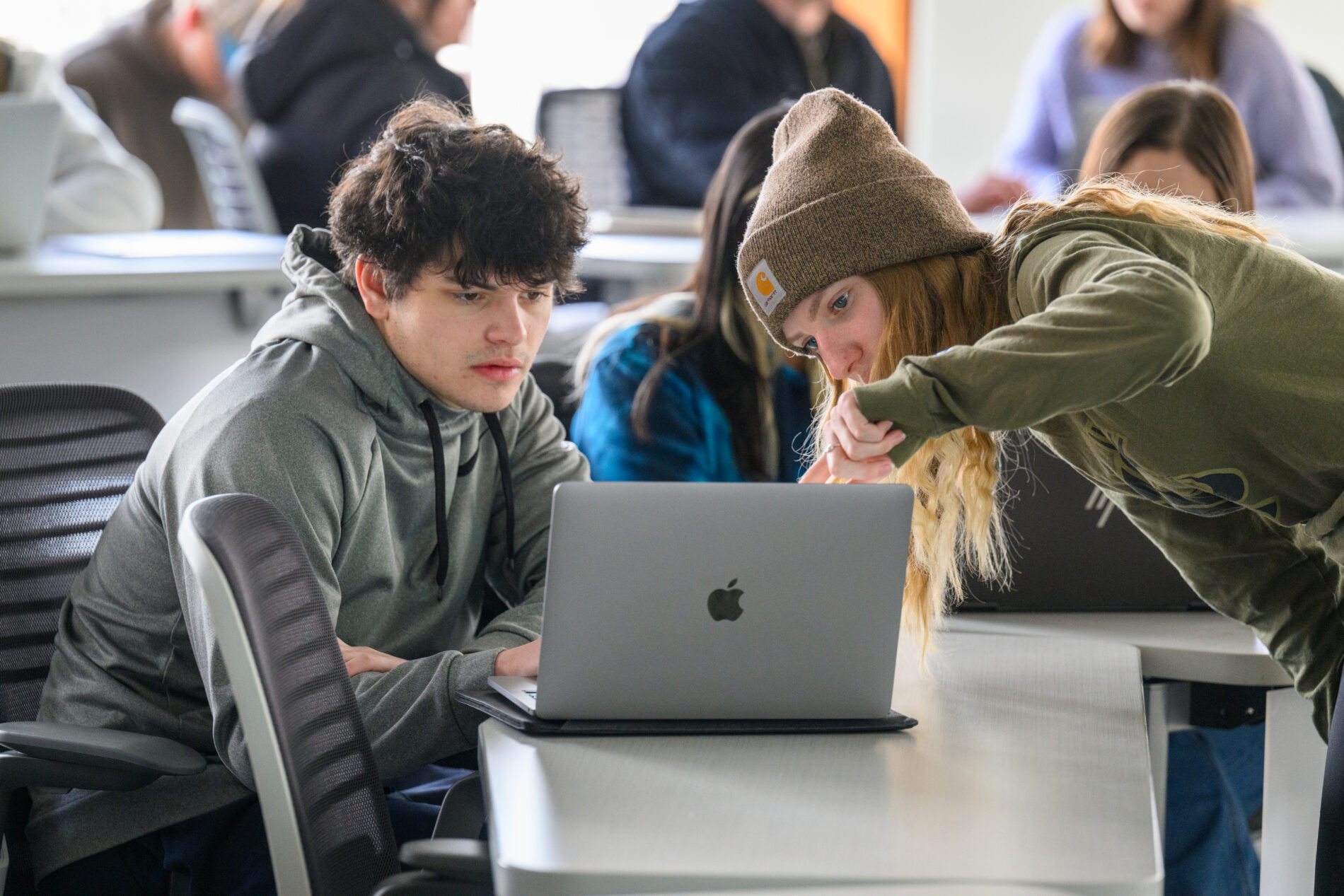 Students in Professor Chris Cooney’s