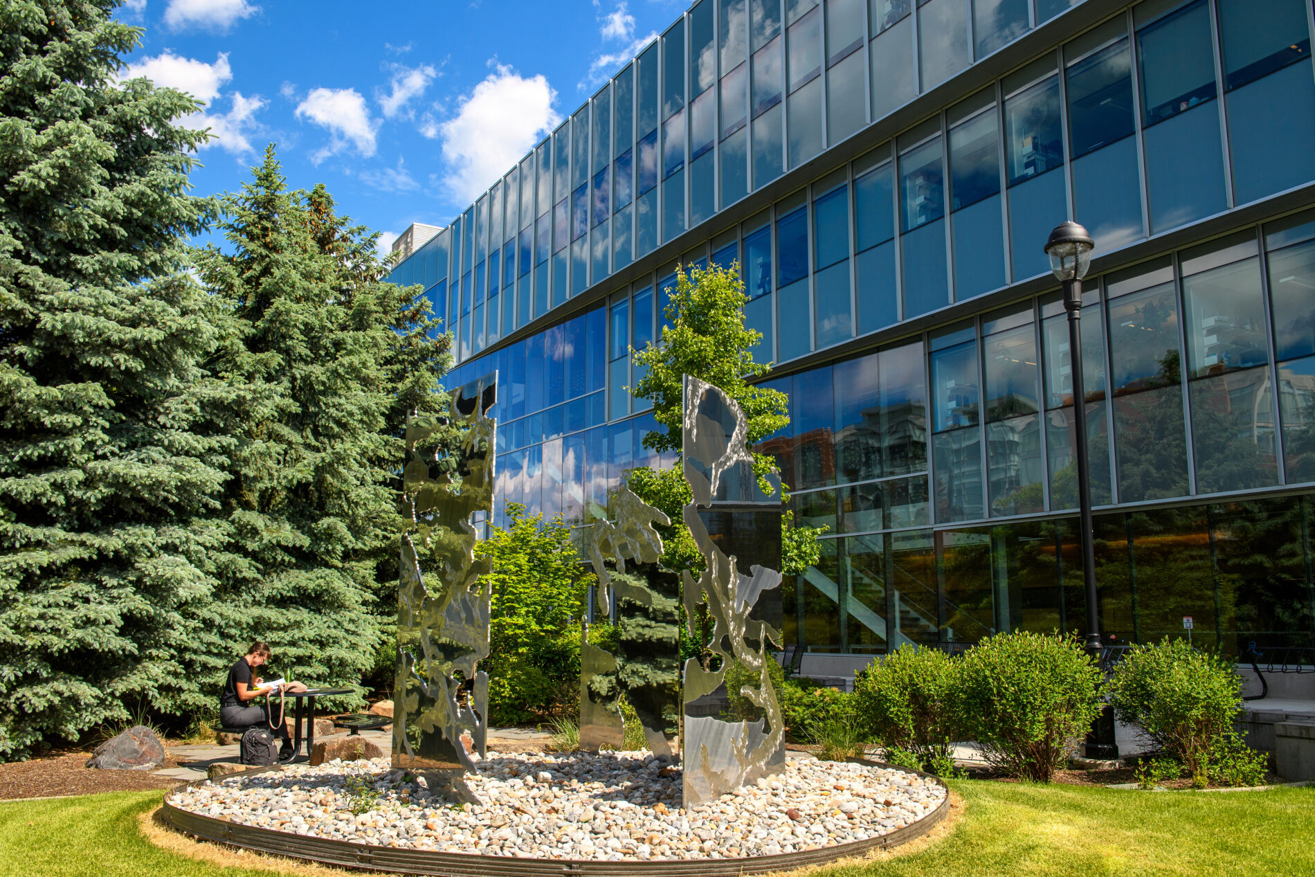 Pharmaceutical and Biomedical Sciences building on the Spokane campus