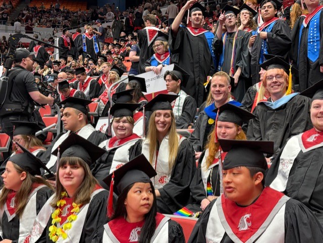 Roar Students at graduation