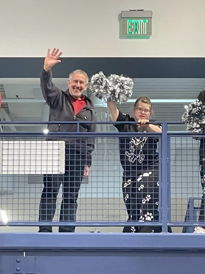 Whitman County Special Olympics Cheer Squad member and coach