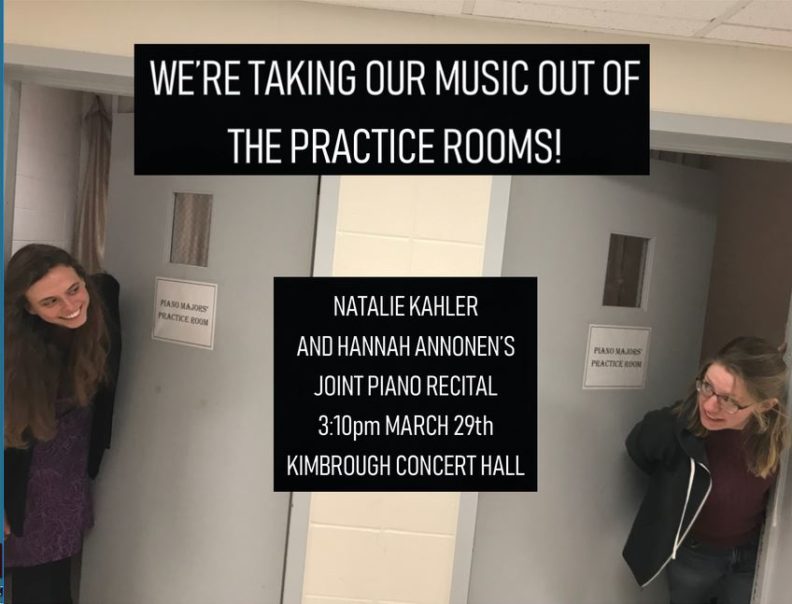 We're taking our music out of the practice rooms Poster