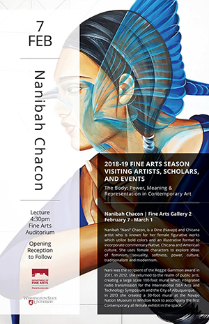 Nanibah Chacon Visiting Artist Lecture poster