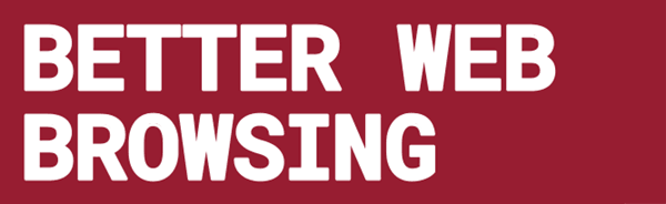 Better Web browsing logo