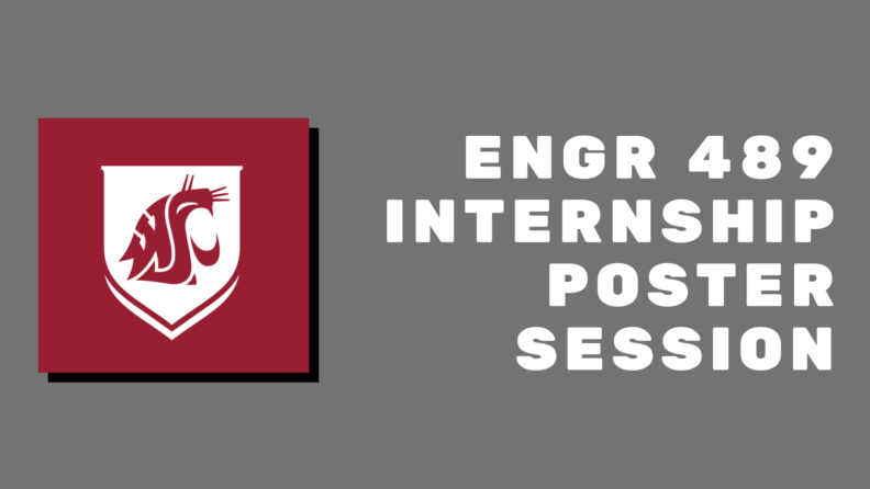 ENGR 489 Poster Session banner